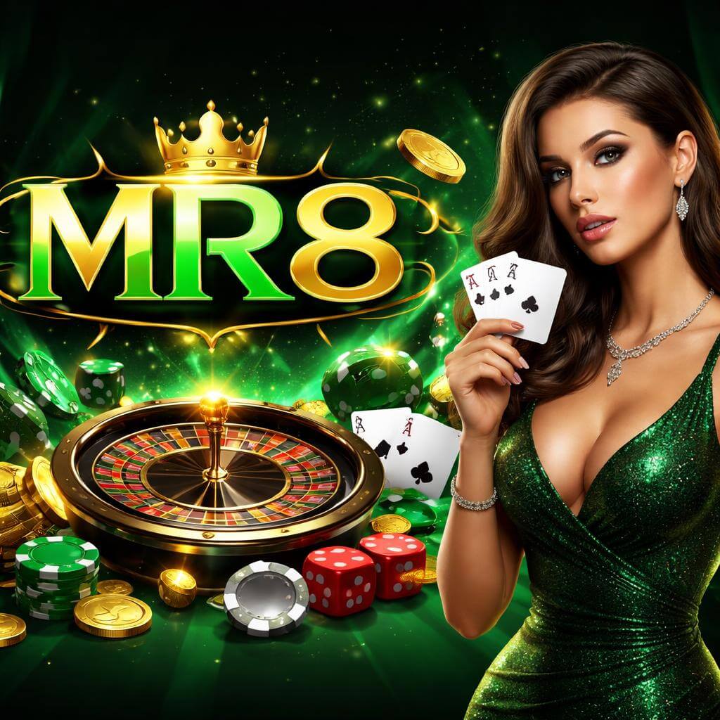 MR8 digital casino showcasing a wide range of reels tables and jackpot play